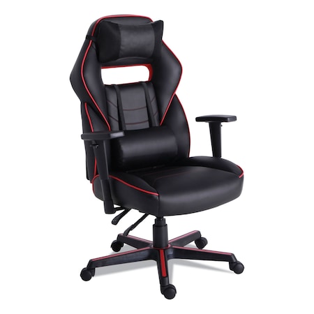 Alera Racing Style Ergonomic Gaming Chair, Supports 275 lb, 15.91" to 19.8" Seat Height, Black/Red BT-51593RED
